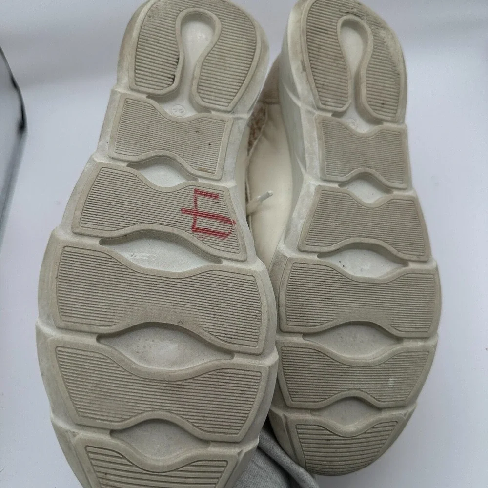 Sezane Souliers Sama Sneakers Shoes‎ Womens Size 10 Beige Crochet Luxury Indie
